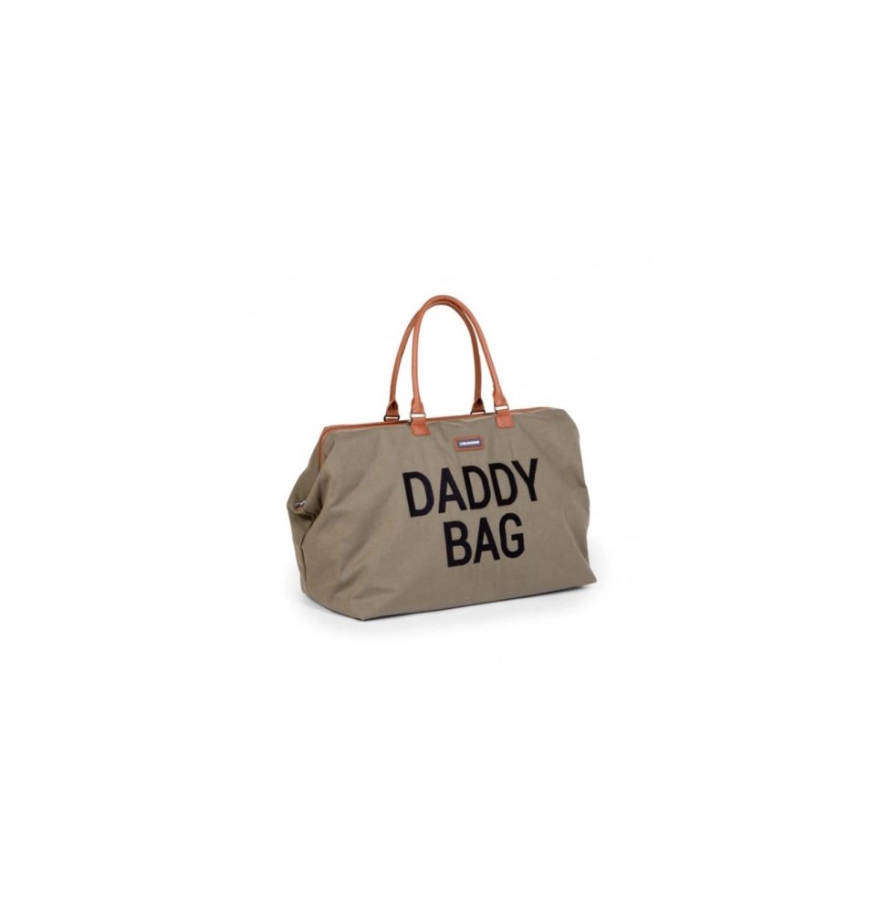 Childhome Daddy Bag Canvas Khaki - Comfort and Style