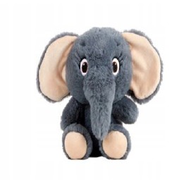 Elefant de pluș Elefun 20 cm gri