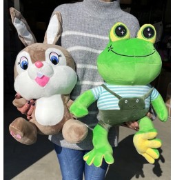 Large Frog Plush Toy 3-in-1