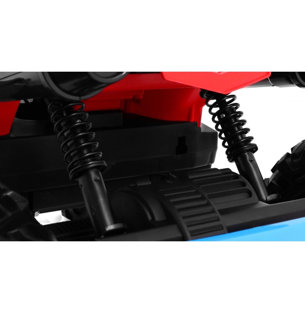 Red Electric Quad for Kids 4x4 with LED Lights