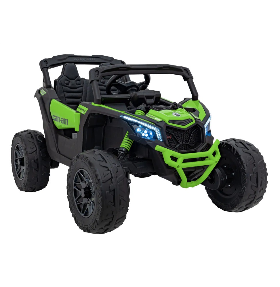 Green Can-Am Maverick ATV for Kids