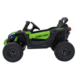 Vehicul atv can-am maverick verde pentru copii