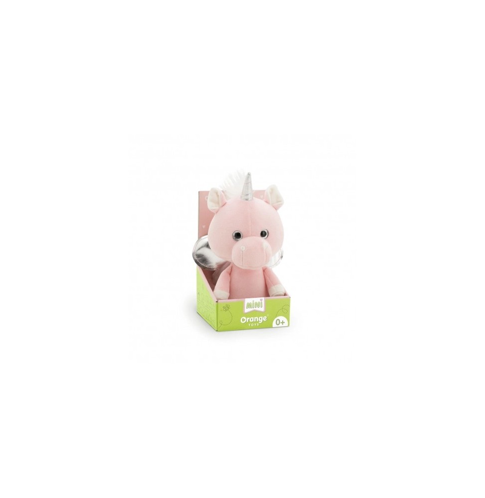 Small Pink Unicorn Plush Toy - 25 cm