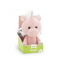 Small Pink Unicorn Plush Toy - 25 cm