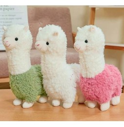 Alpaca moale 38 cm pentru copii