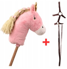 Hobby Horse set A3 cu cal și hățuri