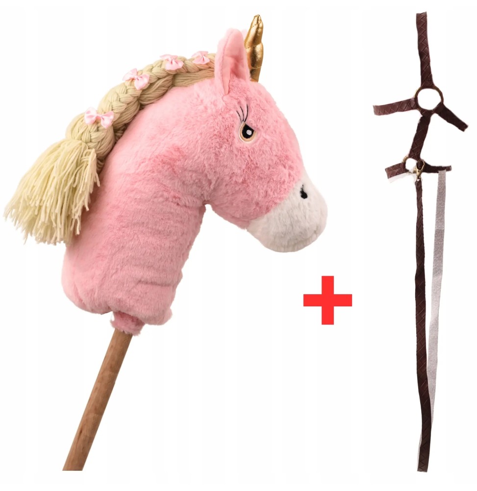 Hobby Horse set A3 cu cal și hățuri