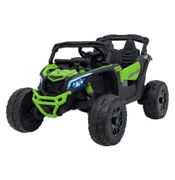 Vehicul atv can-am maverick verde pentru copii