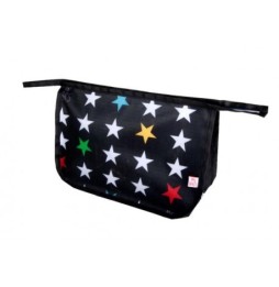 My Bag's My Star's Black Cosmetic Bag - 100% Nylon