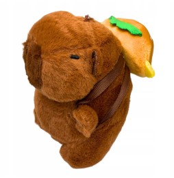 Plush Capybara with Keychain 12 cm