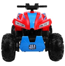 Red Electric Quad for Kids 4x4 with LED Lights