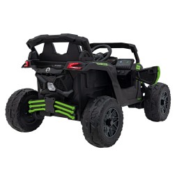 Vehicul atv can-am maverick verde pentru copii