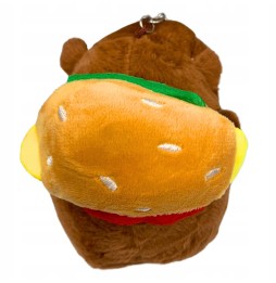 Plush Capybara with Keychain 12 cm