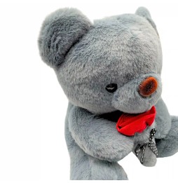 Plush Bear with Rose 25 cm