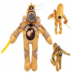 Plush Toy Skibidi Toilet Titan Clockman Gold