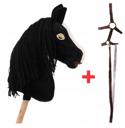 Hobby horse set A3 with horse and accessories