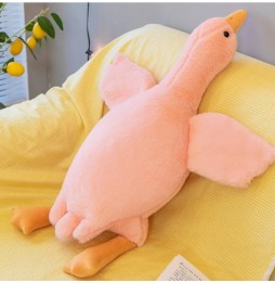 Pink Plush Goose Stuffed Animal 70 cm