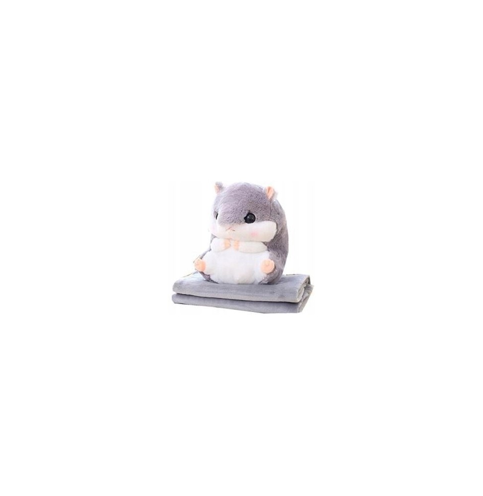 Hamster Blanket 3 in 1 with Pillow and Plush Toy