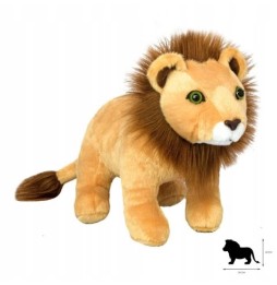 Handmade Plush Lion 30 x 22 cm