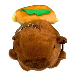 Plush Capybara with Keychain 12 cm