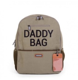 Childhome Daddy Bag Backpack Khaki - Perfect for Dads