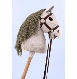 Hobby horse A3 set with horse and reins