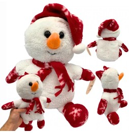 Winter Snowman Plush Toy with Scarf