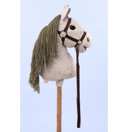 Hobby horse A3 set with horse and reins