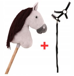 Hobby horse zestaw A3 z konikiem i akcesoriami