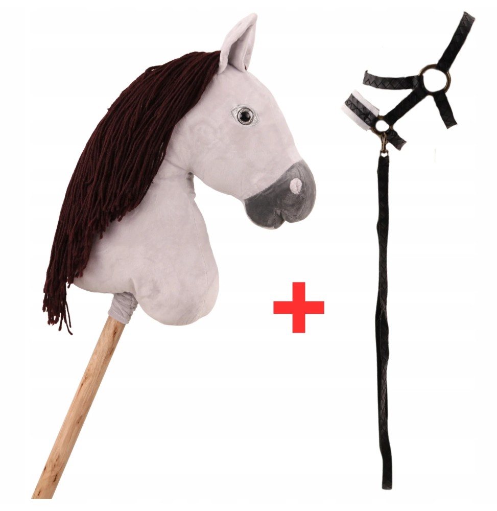 Hobby horse set A3 with horse and accessories