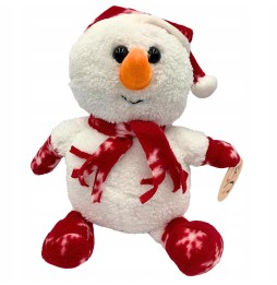 Winter Snowman Plush Toy with Scarf