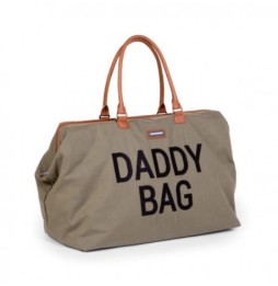 Childhome Daddy Bag Canvas Khaki - Comfort and Style