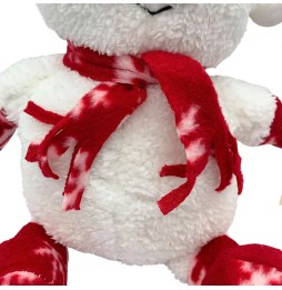 Winter Snowman Plush Toy with Scarf