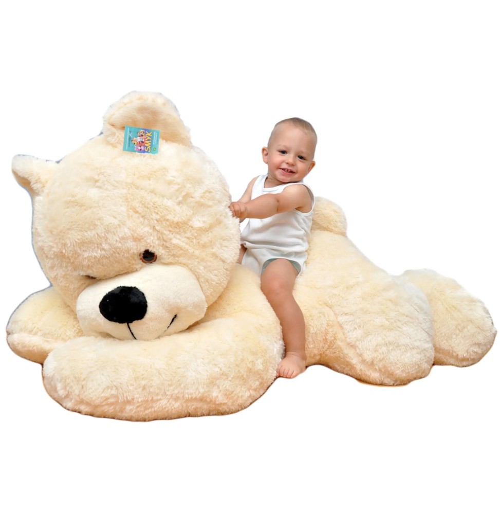 Large Plush Lying Bear 130 cm