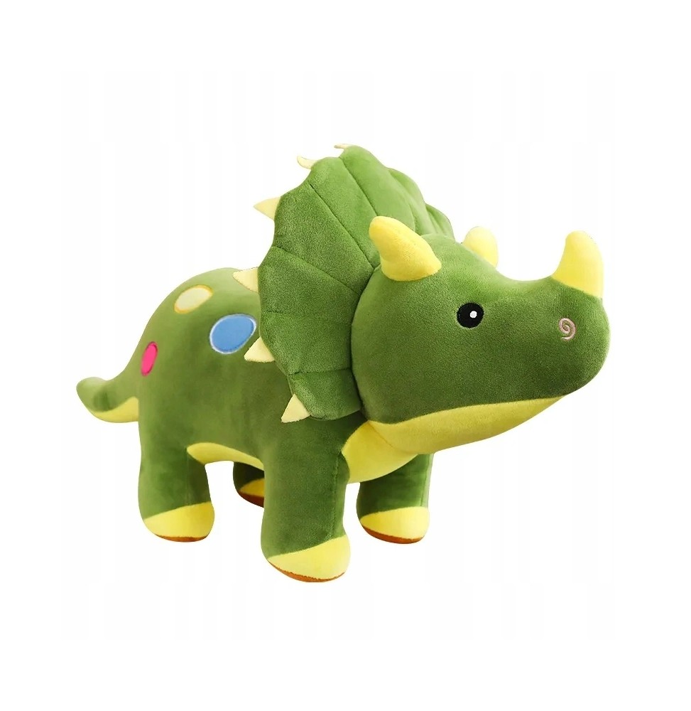 Triceratops Dinosaur Pillow 40cm Plush Toy