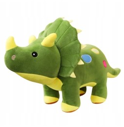 Triceratops Dinosaur Pillow 40cm Plush Toy