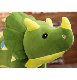 Triceratops Dinosaur Pillow 40cm Plush Toy