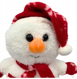 Winter Snowman Plush Toy with Scarf