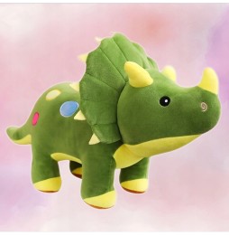 Triceratops Dinosaur Pillow 40cm Plush Toy