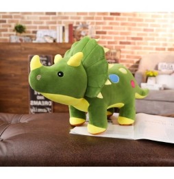 Triceratops Dinosaur Pillow 40cm Plush Toy