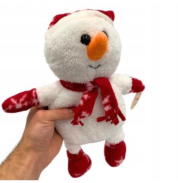 Winter Snowman Plush Toy with Scarf