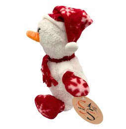 Winter Snowman Plush Toy with Scarf