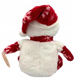 Winter Snowman Plush Toy with Scarf