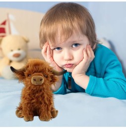 Plush Toy of a Scottish Cow