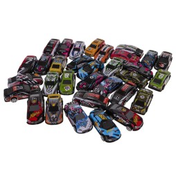 Set of 32 Toy Cars for Kids - Metal Body