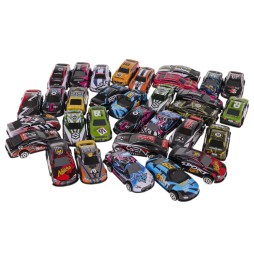 Set of 32 Toy Cars for Kids - Metal Body