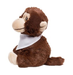 Monkey Plush Toy with Custom Scarf 14 cm