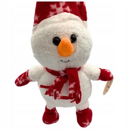 Winter Snowman Plush Toy with Scarf