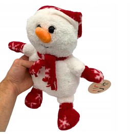 Winter Snowman Plush Toy with Scarf