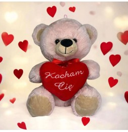 Large Plush Bear for Valentine's Day 30 cm